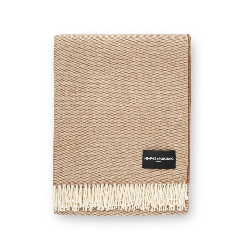 Daydreams - Merino Lambswool Throw - Hazelnut - Heating & Plumbing London - Throw