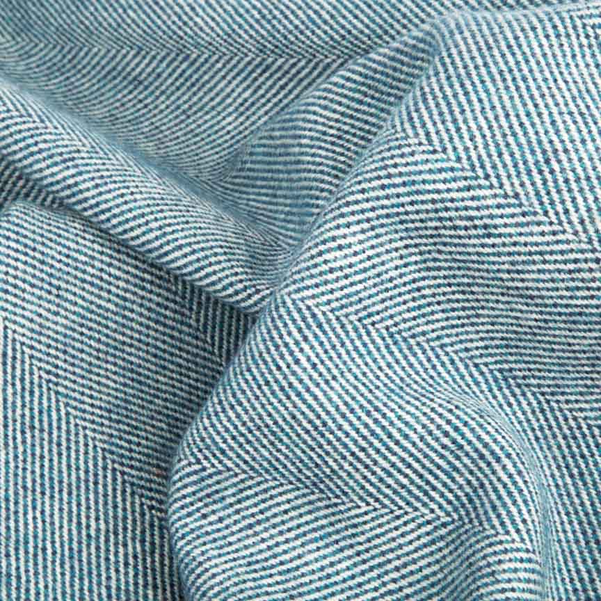 Daydreams - Merino Lambswool Throw - Sea Blue - Heating & Plumbing London - Throw