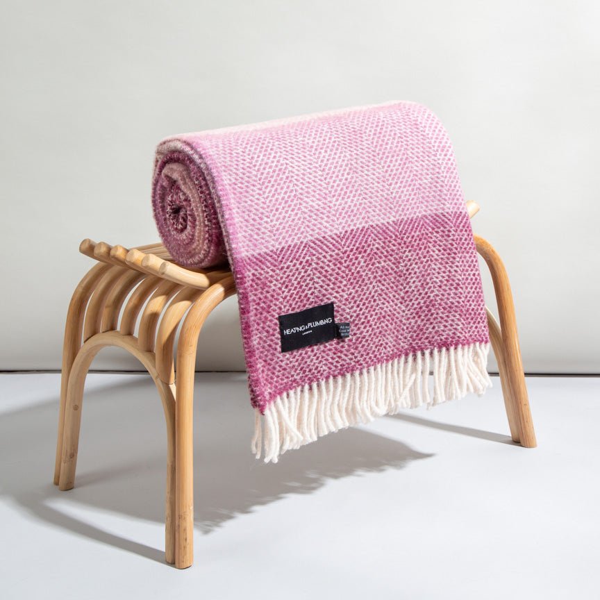 Evening Tales - Pure New Wool Blanket - Down By The Vineyard - Heating & Plumbing London - Throw