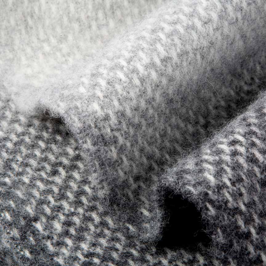 Evening Tales - Pure New Wool Blanket - Super Fluffy - Shades of Grey - Heating & Plumbing London - Throw