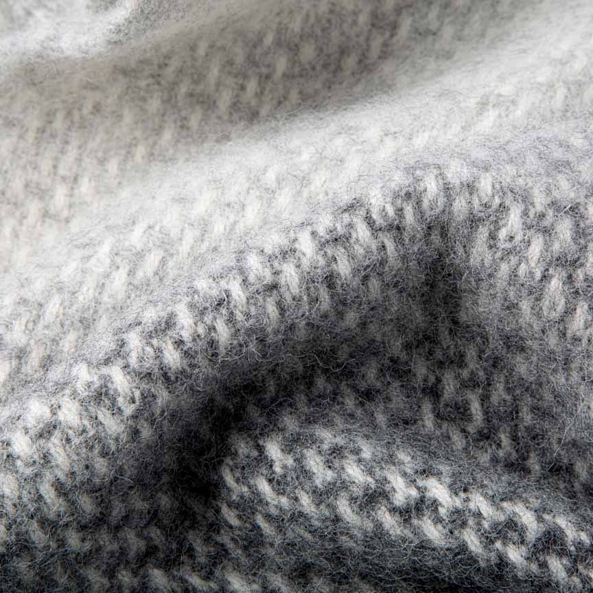 Evening Tales - Pure New Wool Blanket - Super Fluffy - Shades of Grey - Heating & Plumbing London - Throw