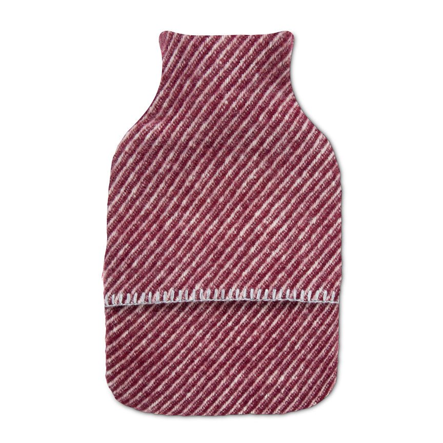 Evening Tales - Pure New Wool Hot Water Bag - Burgundy - Heating & Plumbing London - 