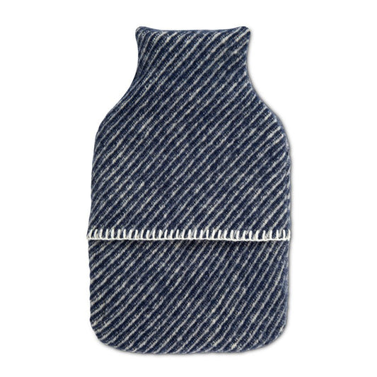 Evening Tales - Pure New Wool Hot Water Bag - Marine Blue - Heating & Plumbing London - 