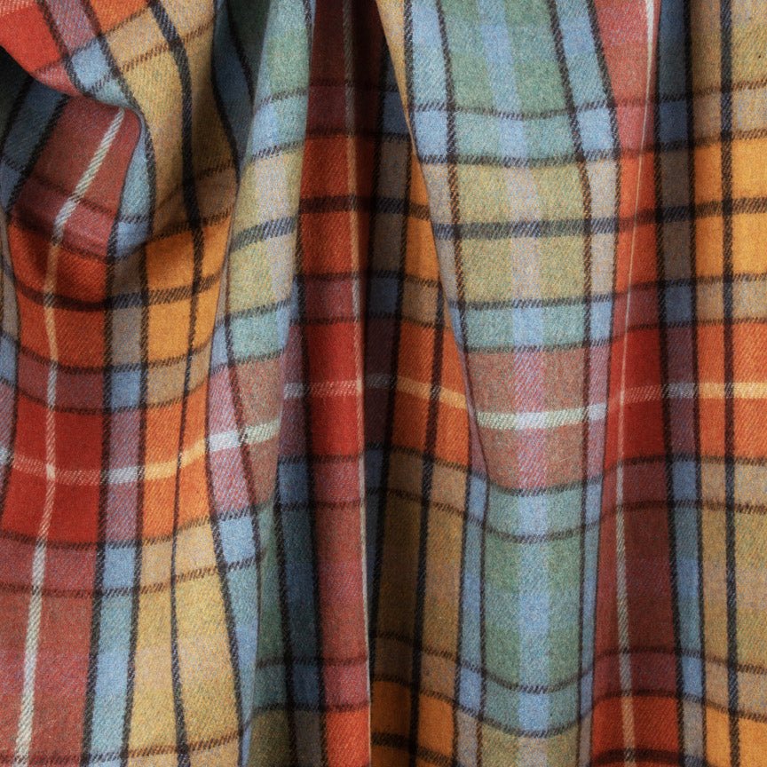 Highland Dreams - Recycled Wool Blanket - Antique Buchanan Tartan - Heating & Plumbing London - Throw