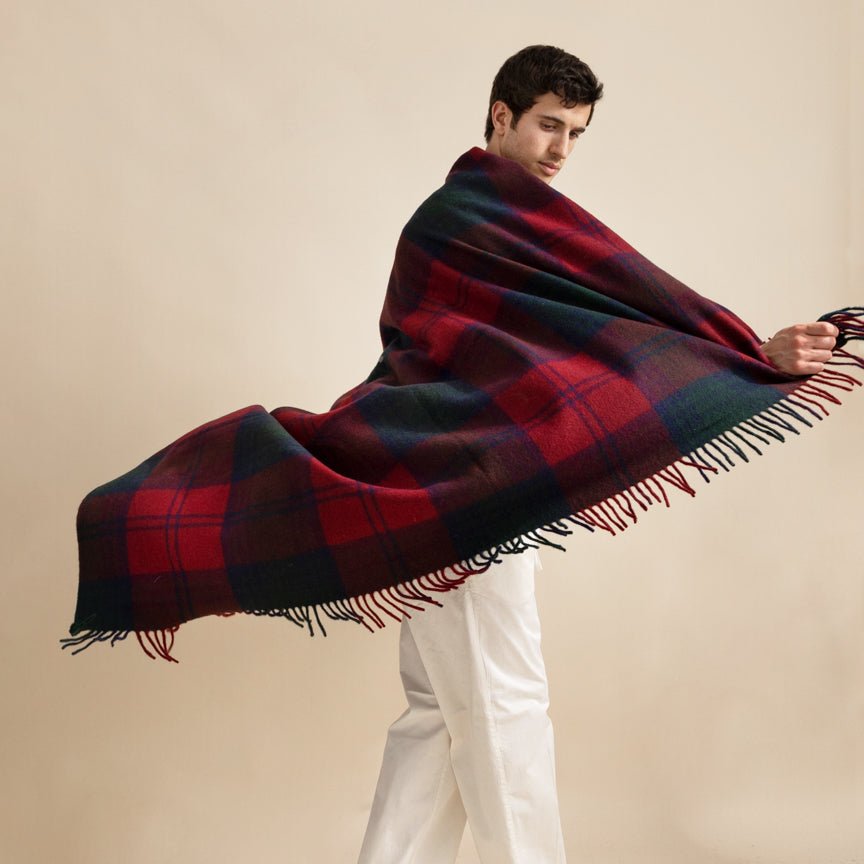 Highland Dreams - Recycled Wool Blanket - Lindsay Tartan - Heating & Plumbing London - Throw