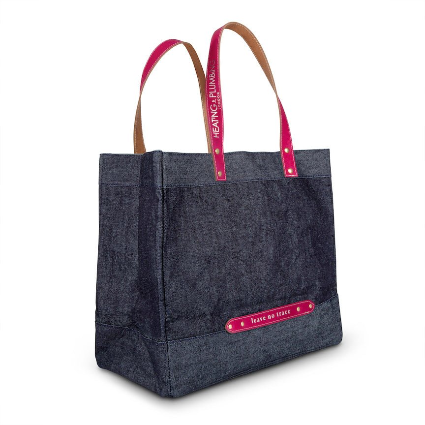 "Leave No Trace" tote bag - Fuchsia - Heating & Plumbing London - 