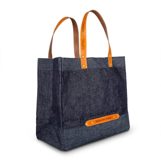 "Leave No Trace" tote bag - Orange - Heating & Plumbing London - 