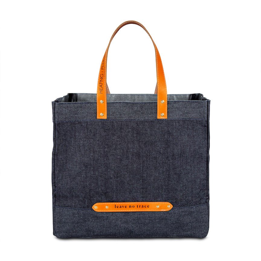 "Leave No Trace" tote bag - Orange - Heating & Plumbing London - 