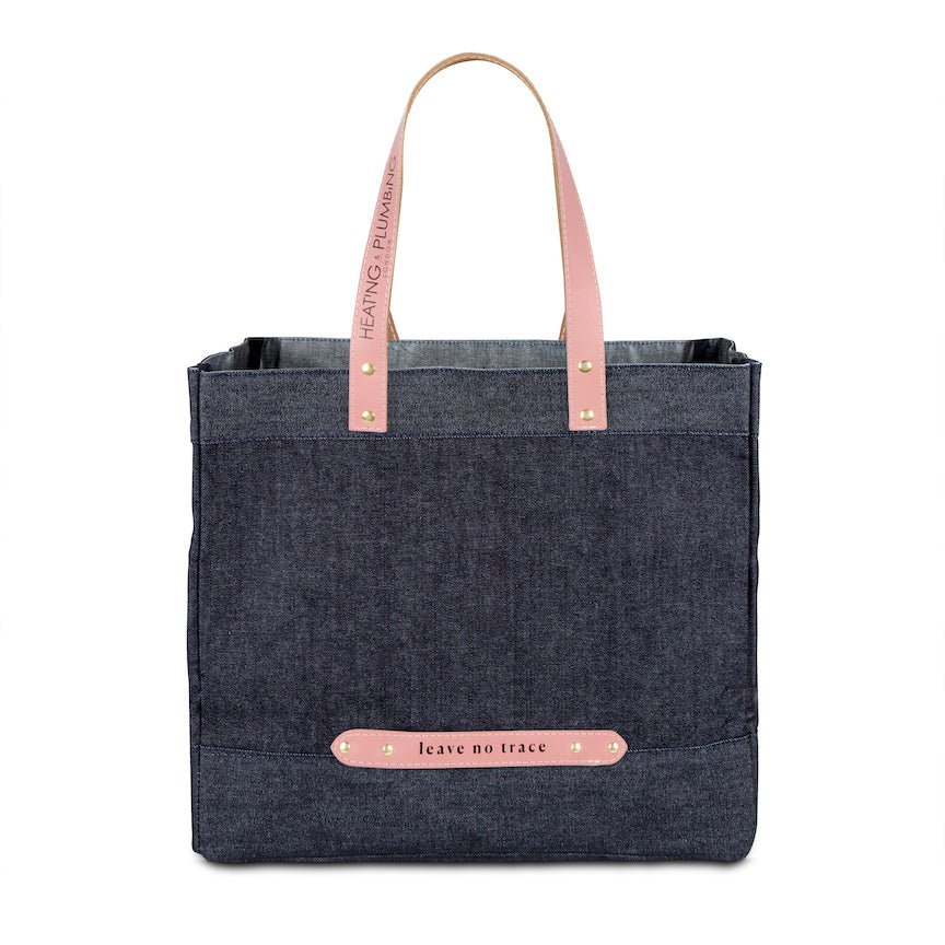 "Leave No Trace" tote bag - Pink - Heating & Plumbing London - 