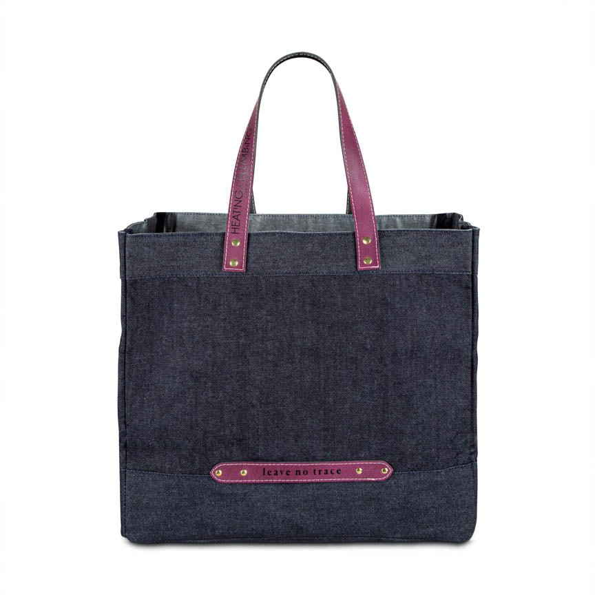 "Leave No Trace" tote bag - Purple - Heating & Plumbing London - 