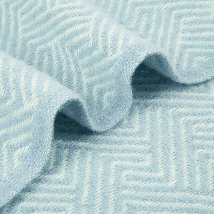 Lollypop - Pure New Wool Blanket - Duck Egg - Heating & Plumbing London - Throw