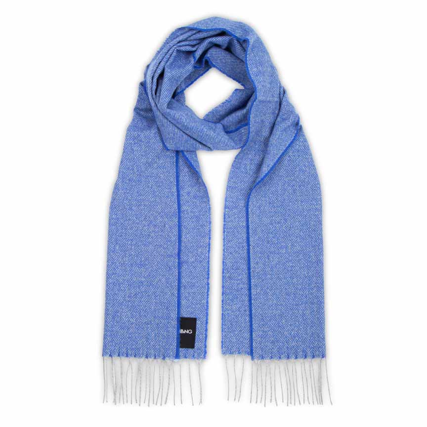 Love Stories - 100% Cashmere Scarf - Cobalt Blue - Heating & Plumbing London - 