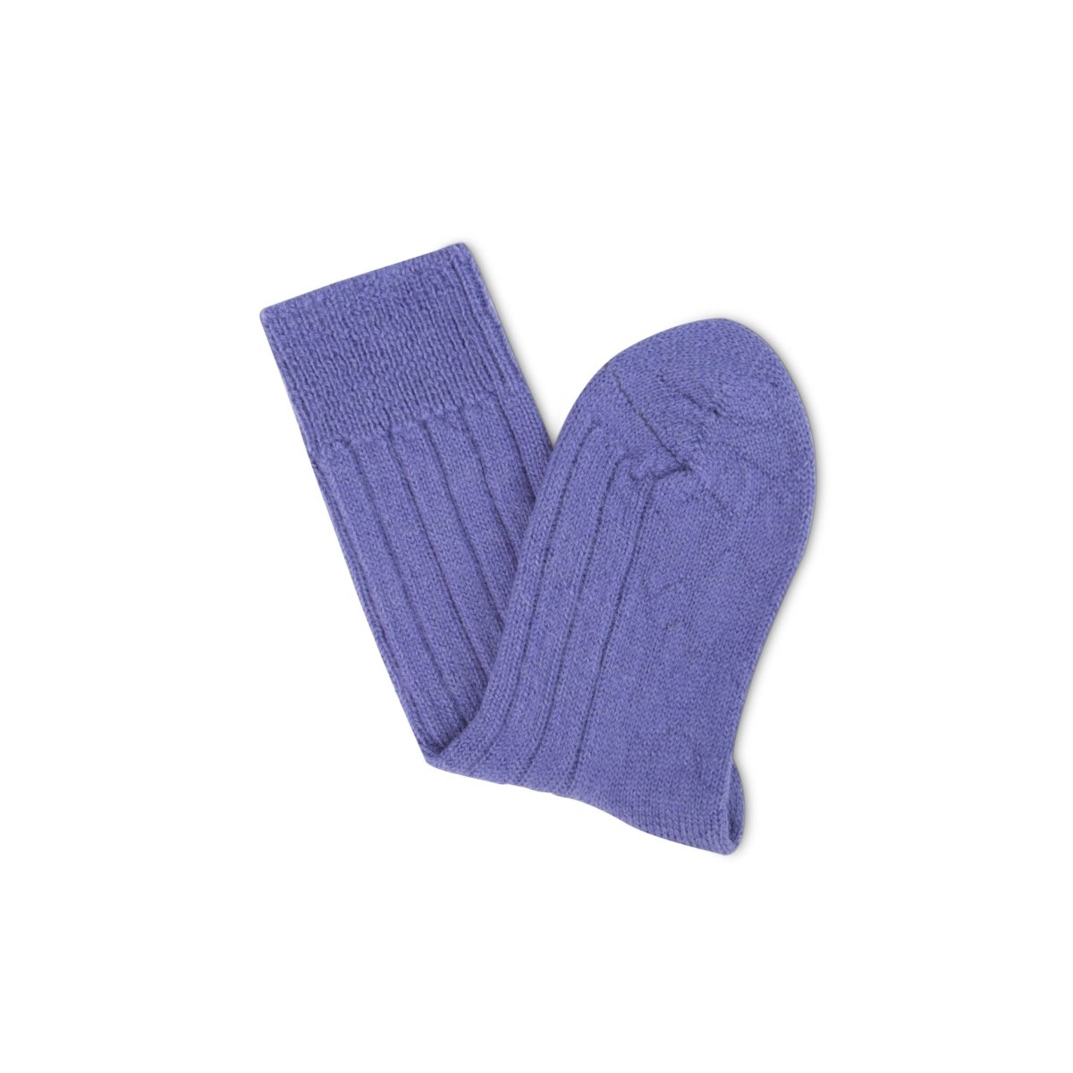 Luxury lounge socks in British alpaca - Lilac - Heating & Plumbing London - Alpaca Bed Socks