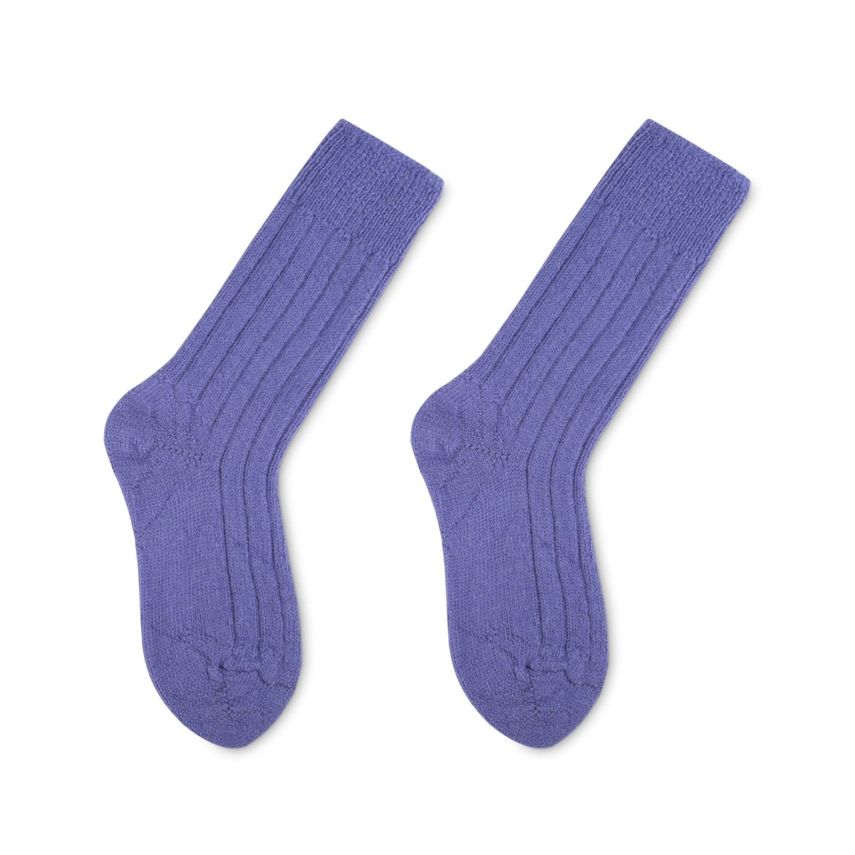 Luxury lounge socks in British alpaca - Lilac - Heating & Plumbing London - Alpaca Bed Socks