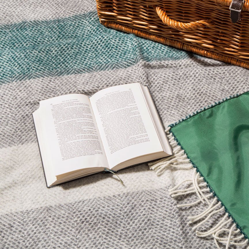 Pure new wool picnic blanket - Down to the Valley - Heating & Plumbing London - Picnic Blanket