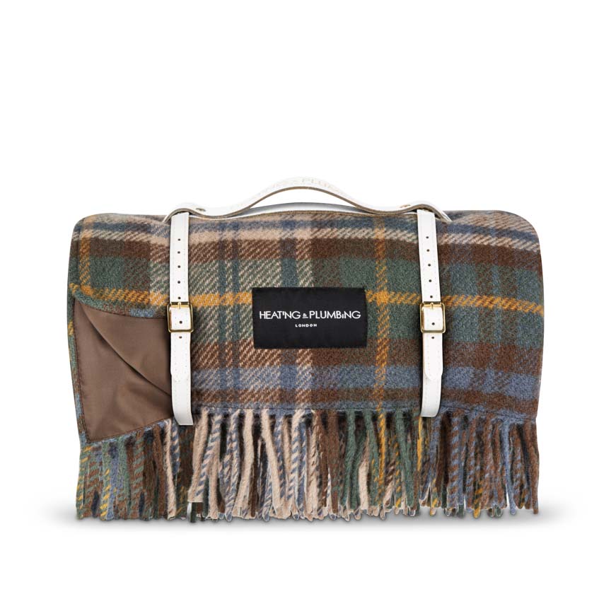 Pure new wool picnic blanket - Glen Coe - Heating & Plumbing London - Picnic Blanket