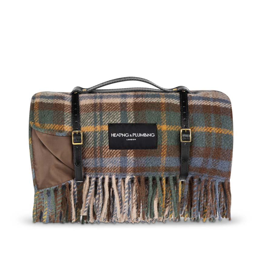 Pure new wool picnic blanket - Glen Coe - Heating & Plumbing London - Picnic Blanket