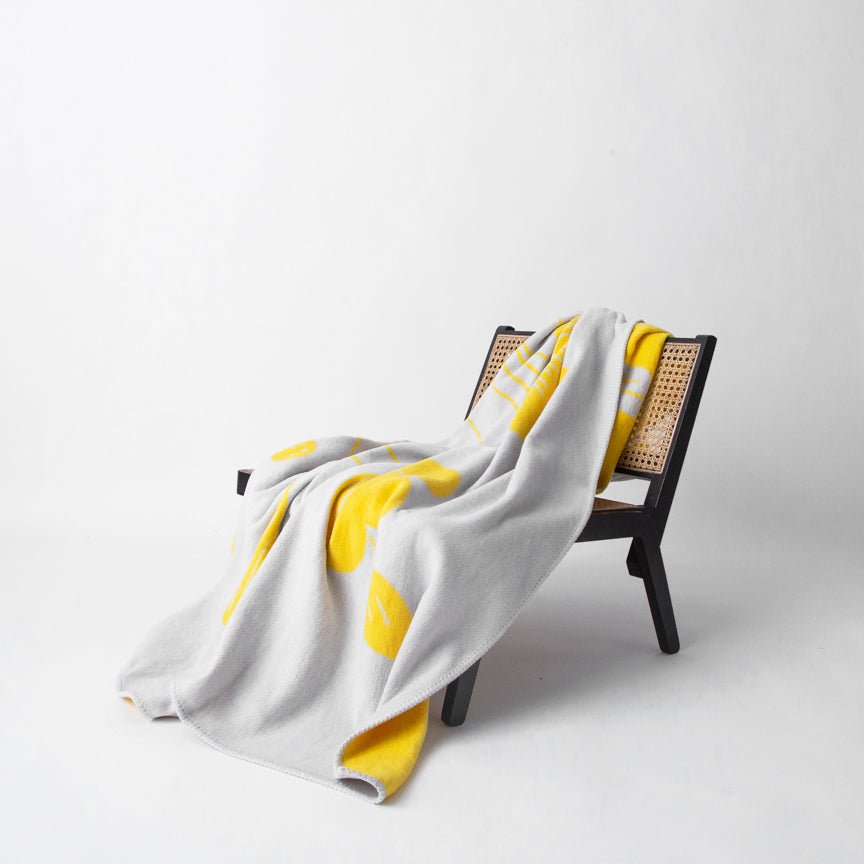 Recycled Cotton Blanket - Bloom - Heating & Plumbing London - Throw