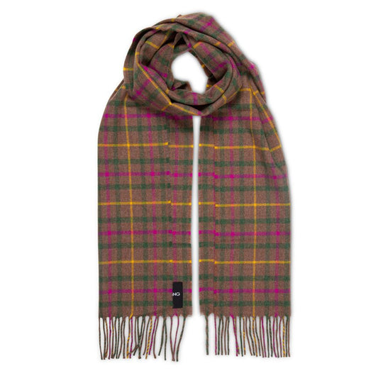 The Eternal Edition - 100% Cashmere Scarf - Multicolour Checks - Heating & Plumbing London -  864