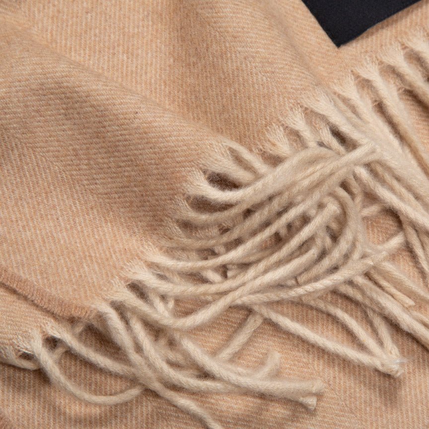 The Eternal Edition - 100% Cashmere Scarf - Stone - Heating & Plumbing London - 