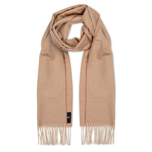 The Eternal Edition - 100% Cashmere Scarf - Stone - Heating & Plumbing London - 