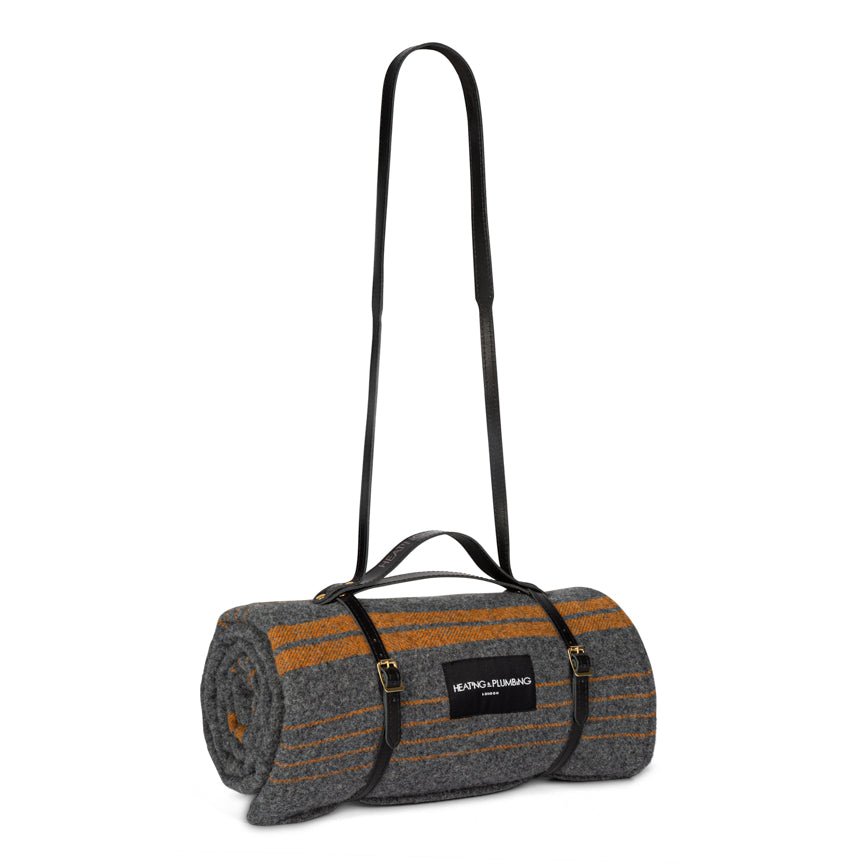 The Wool & Wax Edition Picnic Blanket - City Orange - Heating & Plumbing London - Picnic Blanket