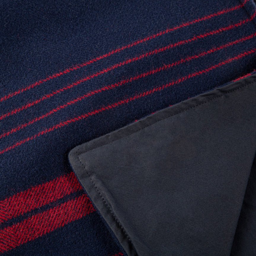 The Wool & Wax Edition Picnic Blanket - Marine Red - Heating & Plumbing London - Picnic Blanket