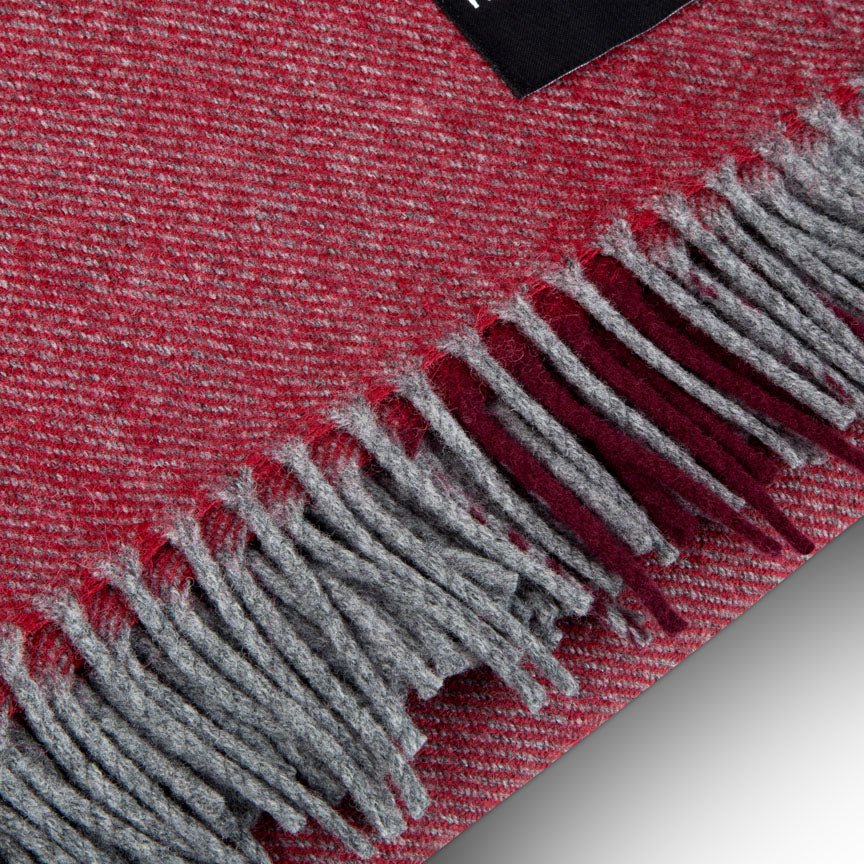 Wonderland - Alpaca & Merino Lambswool Blanket - Contemporary Wine - Heating & Plumbing London - Throw