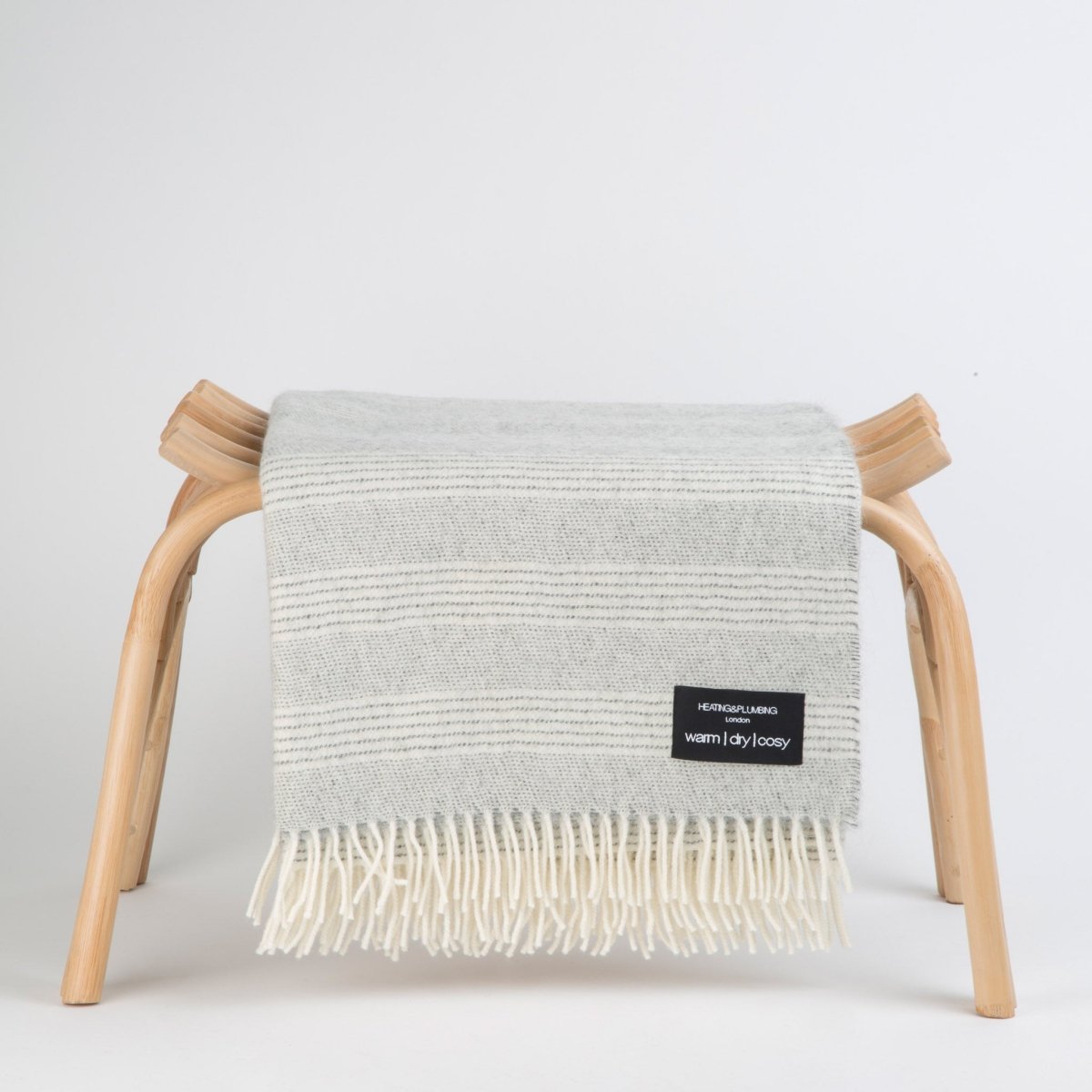 Wonderland - Alpaca & Merino Lambswool Blanket - Natural - Heating & Plumbing London - Throw