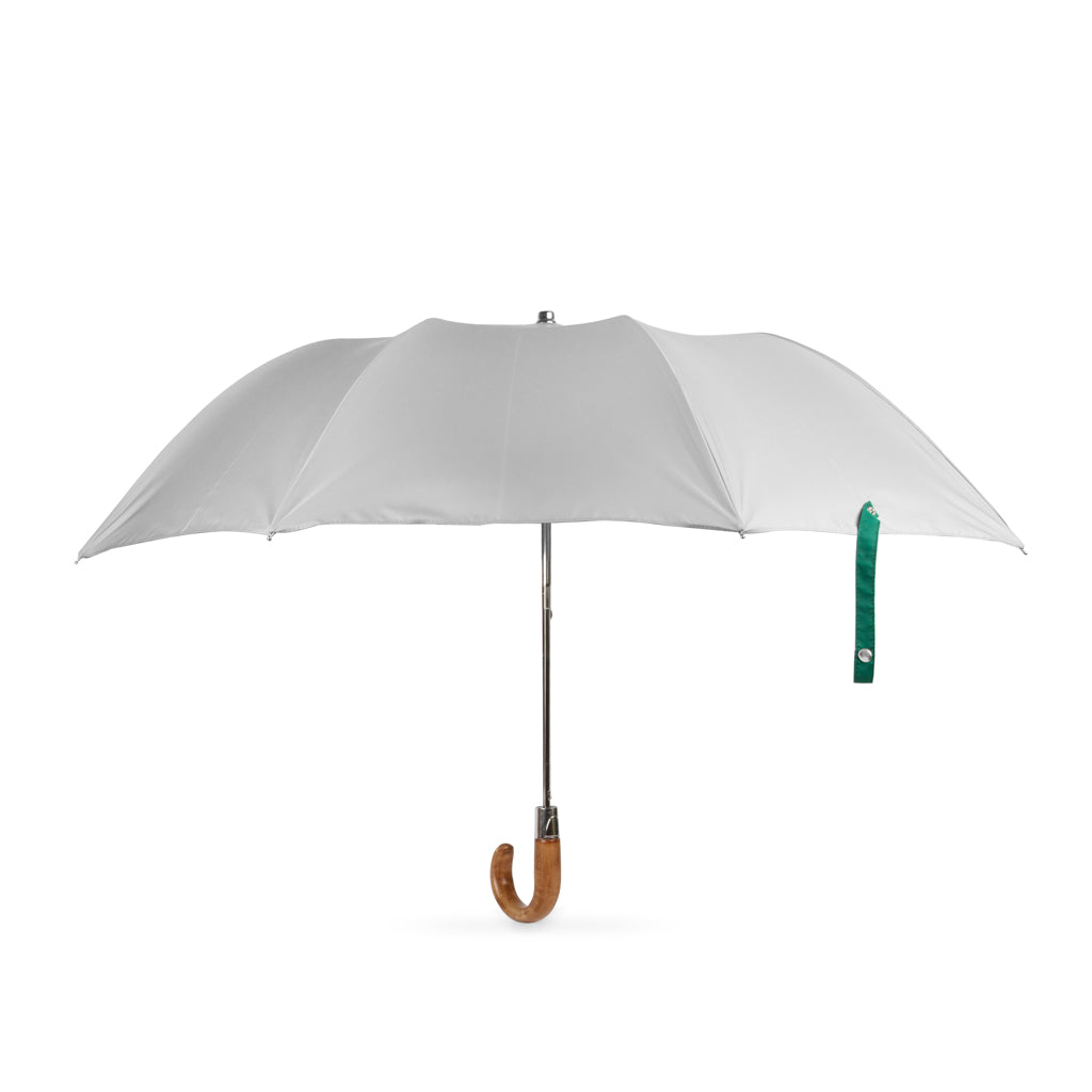 classic British umbrella with curved carrying handle 