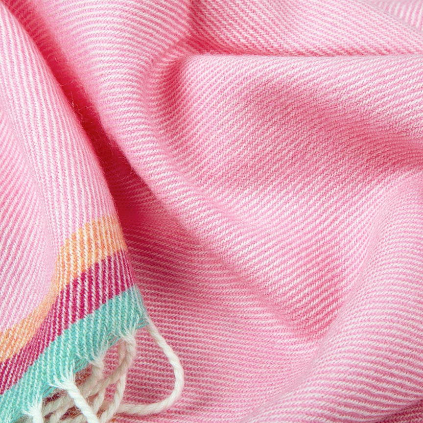 soft light pink blanket for kids