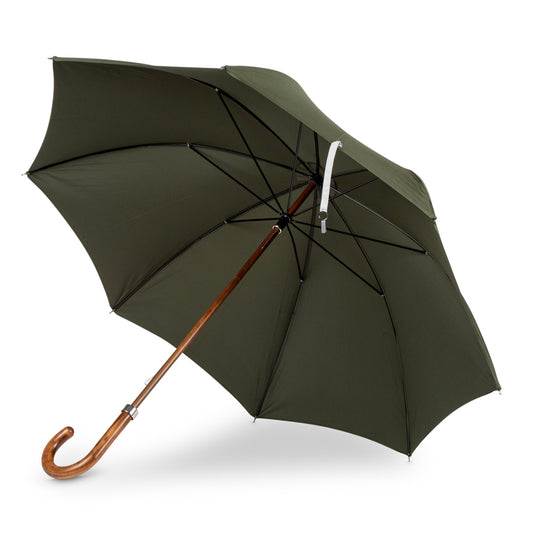 British Umbrella, Beech & Maple - Racing Green/Grey 864