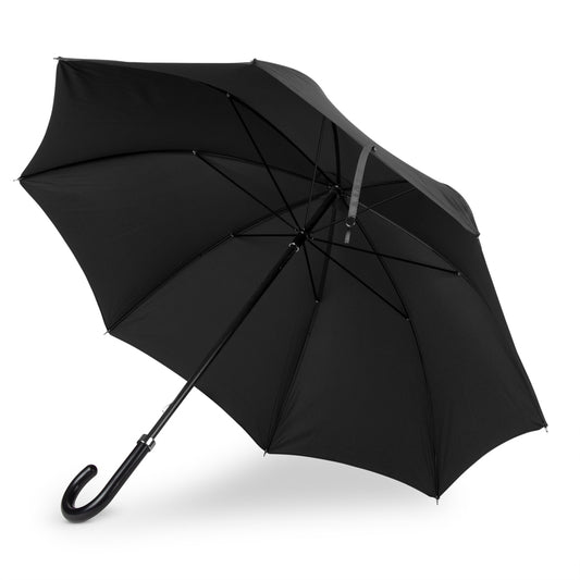British Umbrella, Beech & Maple - Black/Charcoal Grey 864