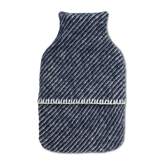 Evening Tales - Pure New Wool Hot Water Bag - Marine Blue 864