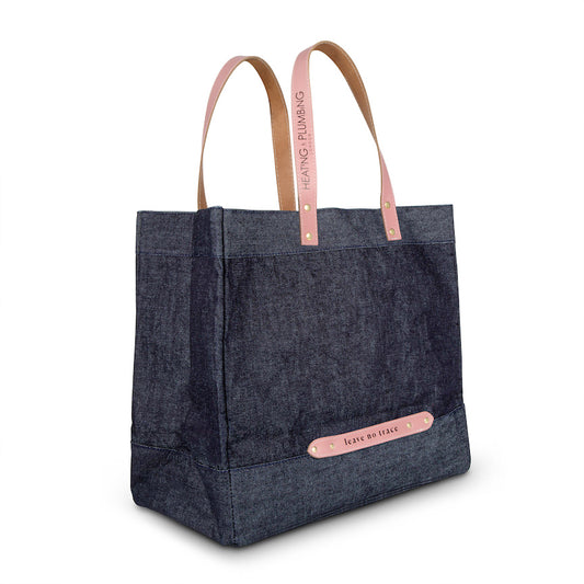 "Leave No Trace" tote bag - Pink 864