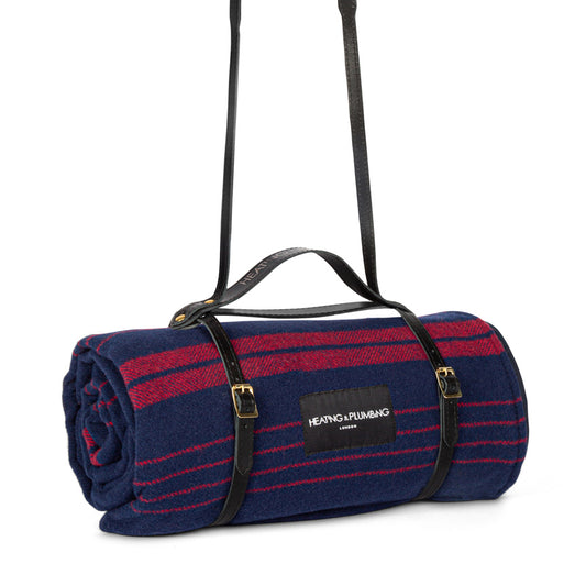 The Wool & Wax Edition Picnic Blanket - Marine Red 864